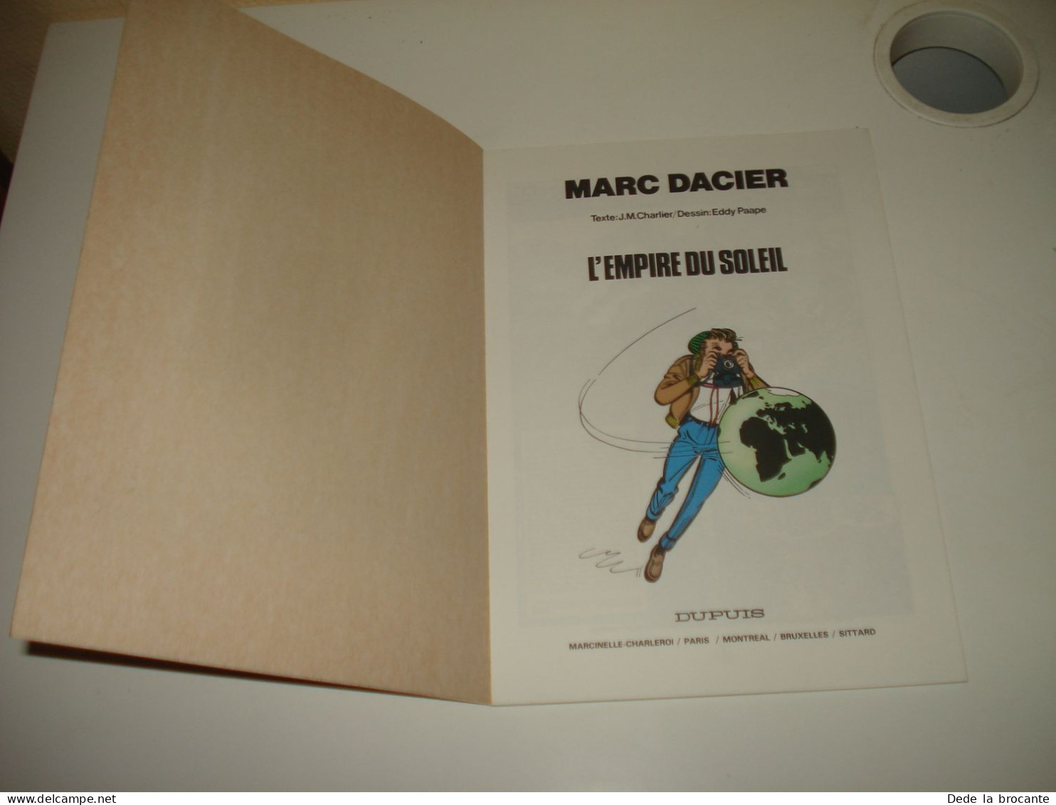 C54 / Marc Dacier  7 " L'empire Du Soleil " 2em Série 1981 Superbe état - Altri & Non Classificati