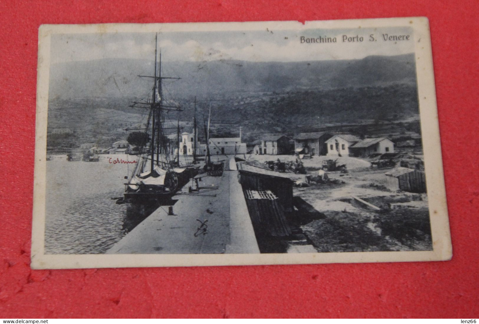 VV Porto Santa Venere Porto Vibo Marina La Banchina 1910 Ed. Proto + Piccola Mancanza In Alto - Vibo Valentia