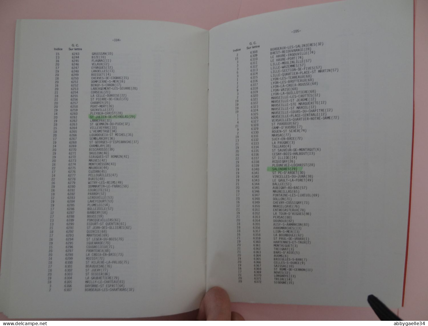 Nomenclature Des Bureaux De Postes Français 1852-1876 Petits Et Gros Chiffres  Jean Pothion La Poste Aux Lettres 1979 - Frankrijk