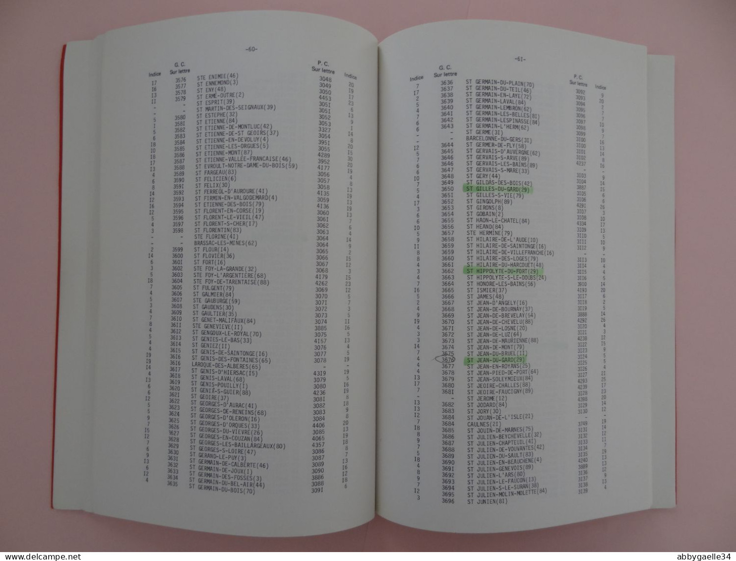 Nomenclature Des Bureaux De Postes Français 1852-1876 Petits Et Gros Chiffres  Jean Pothion La Poste Aux Lettres 1979 - Frankrijk