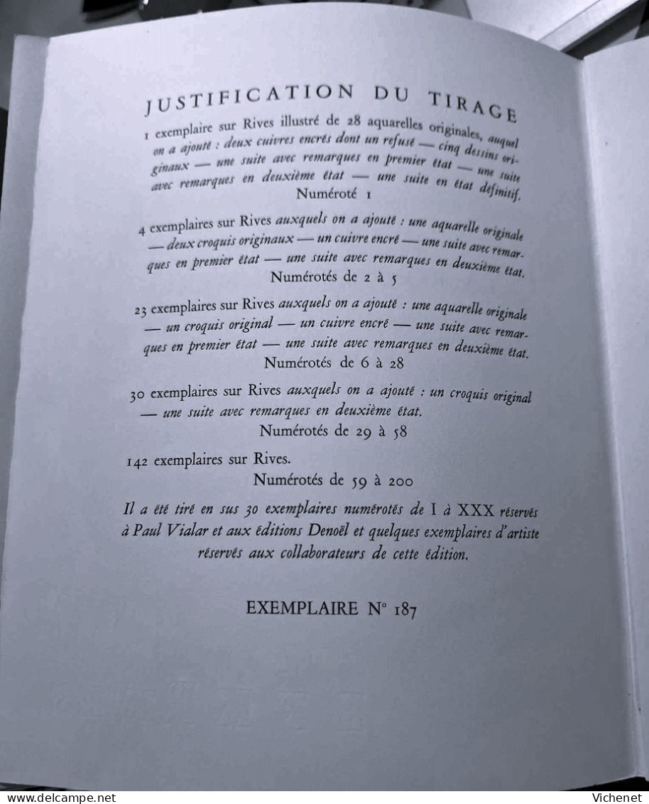 Paul Vialar - La Rose De La Mer -. Vingt-Huit Pointes Sèches De Paul-Louis Guilbert - 1952 - Numéroté - Auteurs Classiques