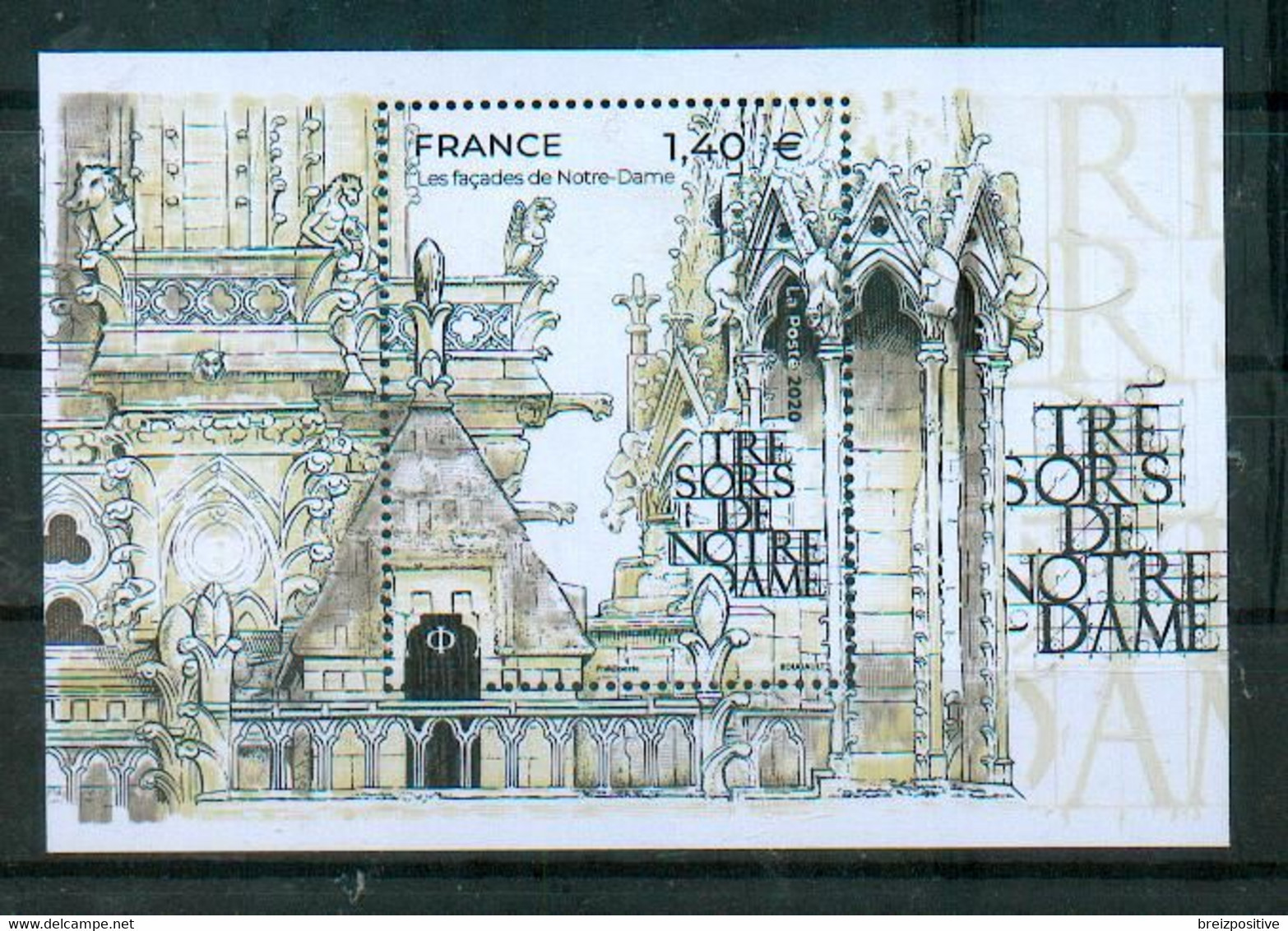 France 2020 - Notre Dame De Paris, Patrimoine Mondial UNESCO / World Heritage - MNH - Eglises Et Cathédrales