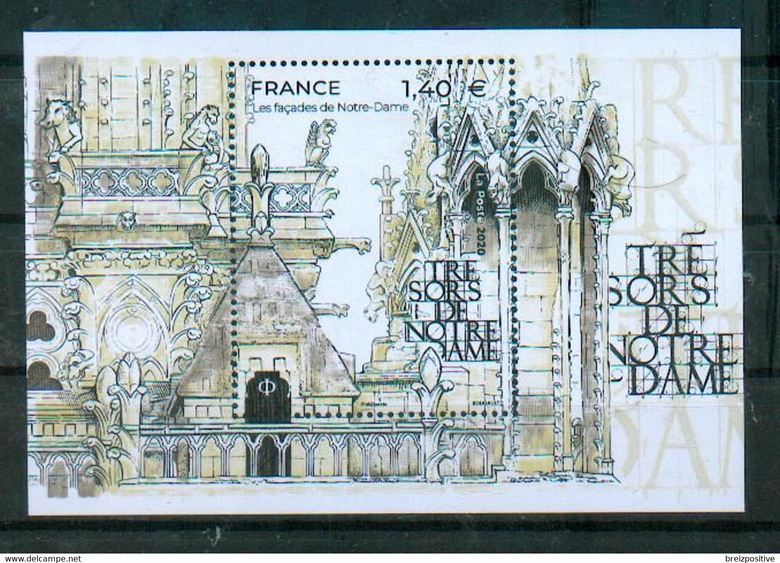 France 2020 - Notre Dame De Paris, Patrimoine Mondial UNESCO / World Heritage - MNH - Churches & Cathedrals
