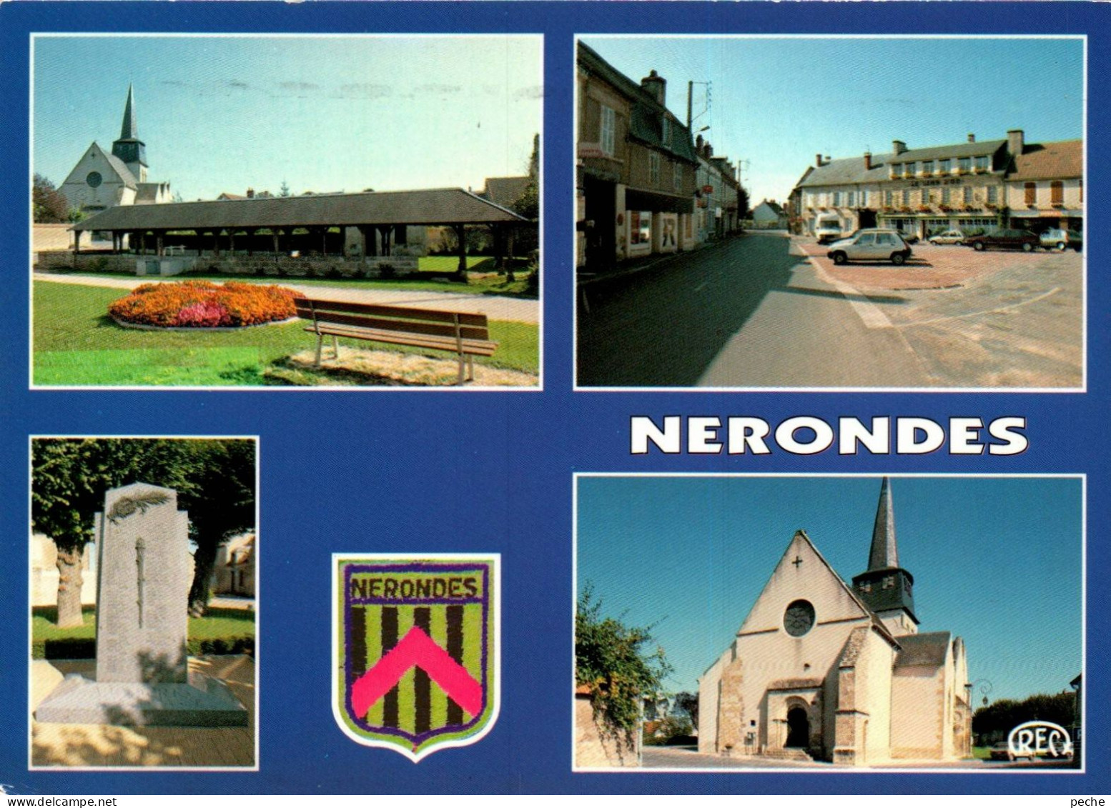 N°1184 Z -cpsm Nérondes -multivues- - Nérondes