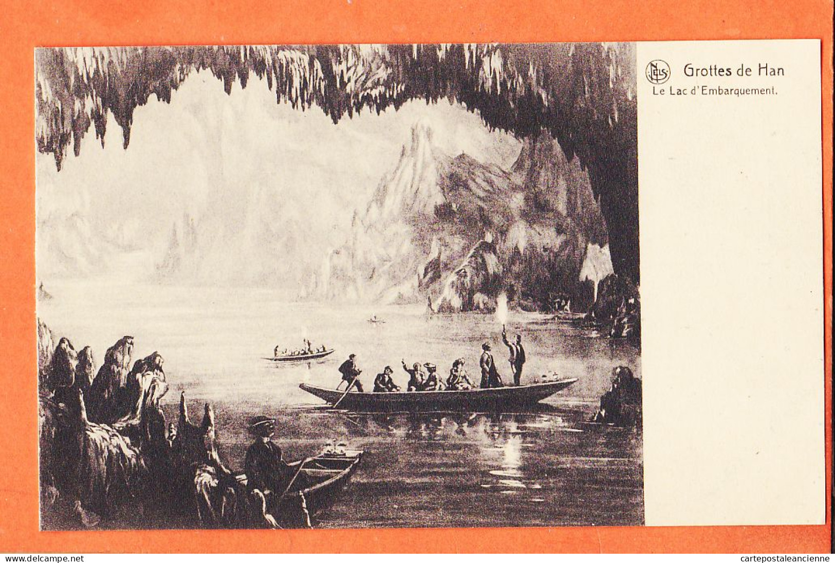 00005 ● Grottes De HAN-sur-LESSE Namur Rochefort Le Lac D' Embarquement 1920s NELS Belgique België Namen - Rochefort