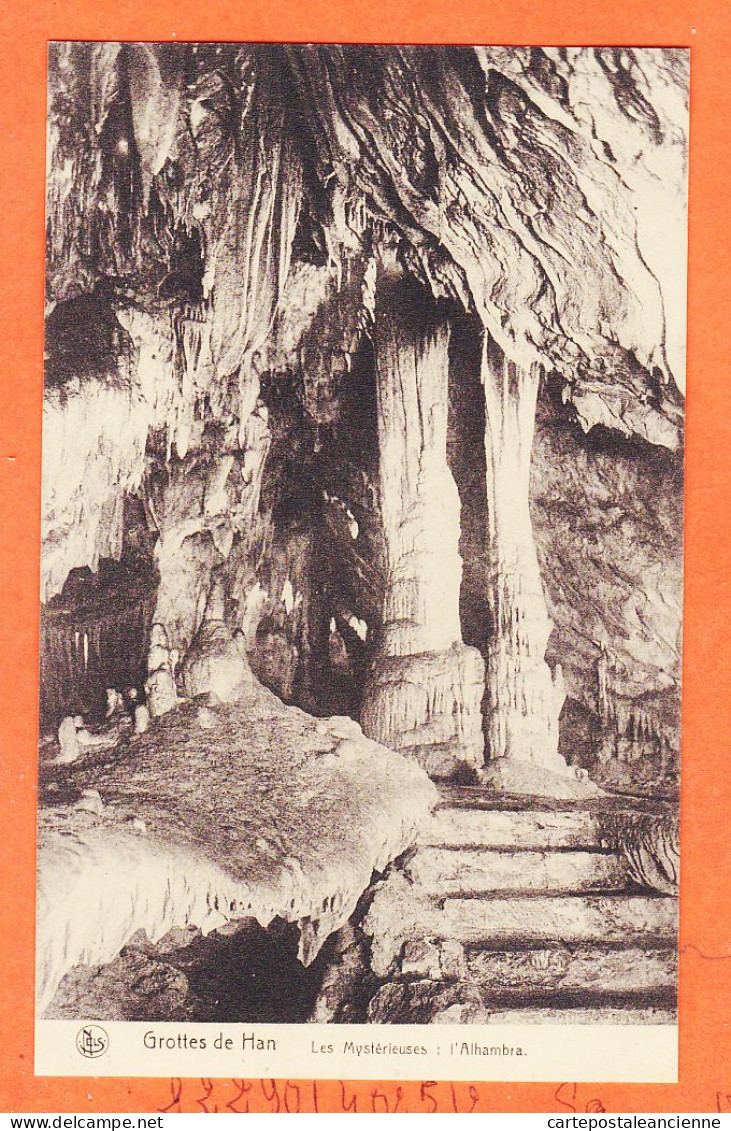 00002 ● Grottes De HAN-sur-LESSE Namur Rochefort Les Mystérieuses L' ALHAMBRA 1920s NELS Belgique België Namen - Rochefort