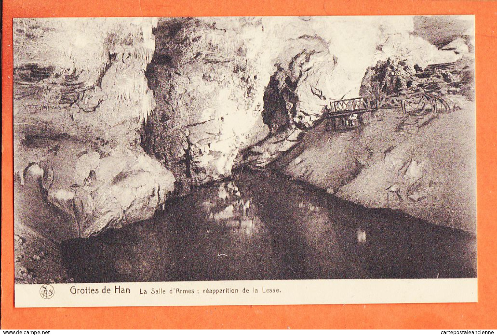 00001 ● Grottes De HAN-sur-LESSE Namur Rochefort Salle Armes Reapparition De La LESSE 1920s NELS Belgique België Namen - Rochefort