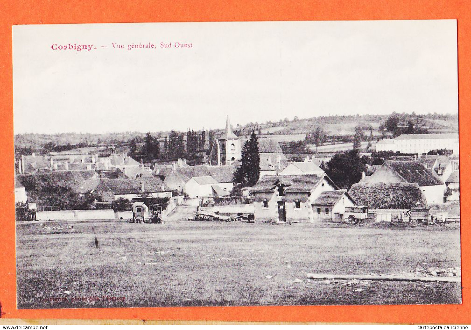 00087 ● Peu Commun CORBIGNY 58-Nièvre Vue Generale Village SUD-OUEST 1910s Photo-Editeur DESVIGNES - Corbigny