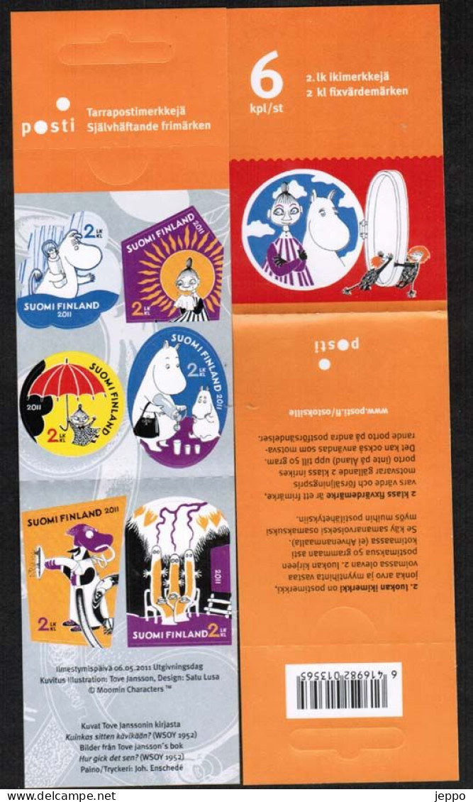 2011 Finland  Moomins Booklet  MNH (**) - Carnets