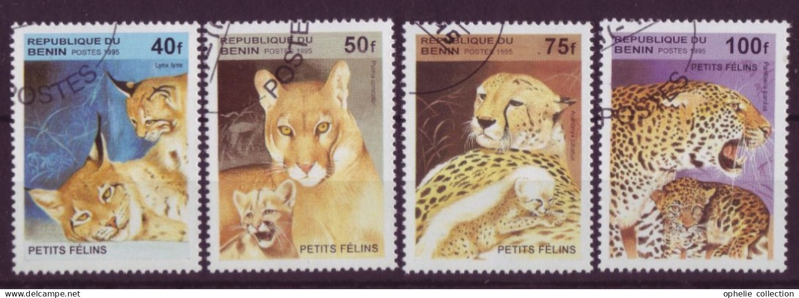 Afrique - Bénin - Félins - 4 Timbres Différents - 6938 - Benin – Dahomey (1960-...)