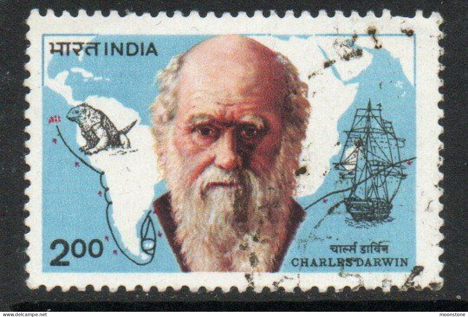 India 1983 Charles Darwin Death Centenary, Used , SG 1085 (E) - Usati