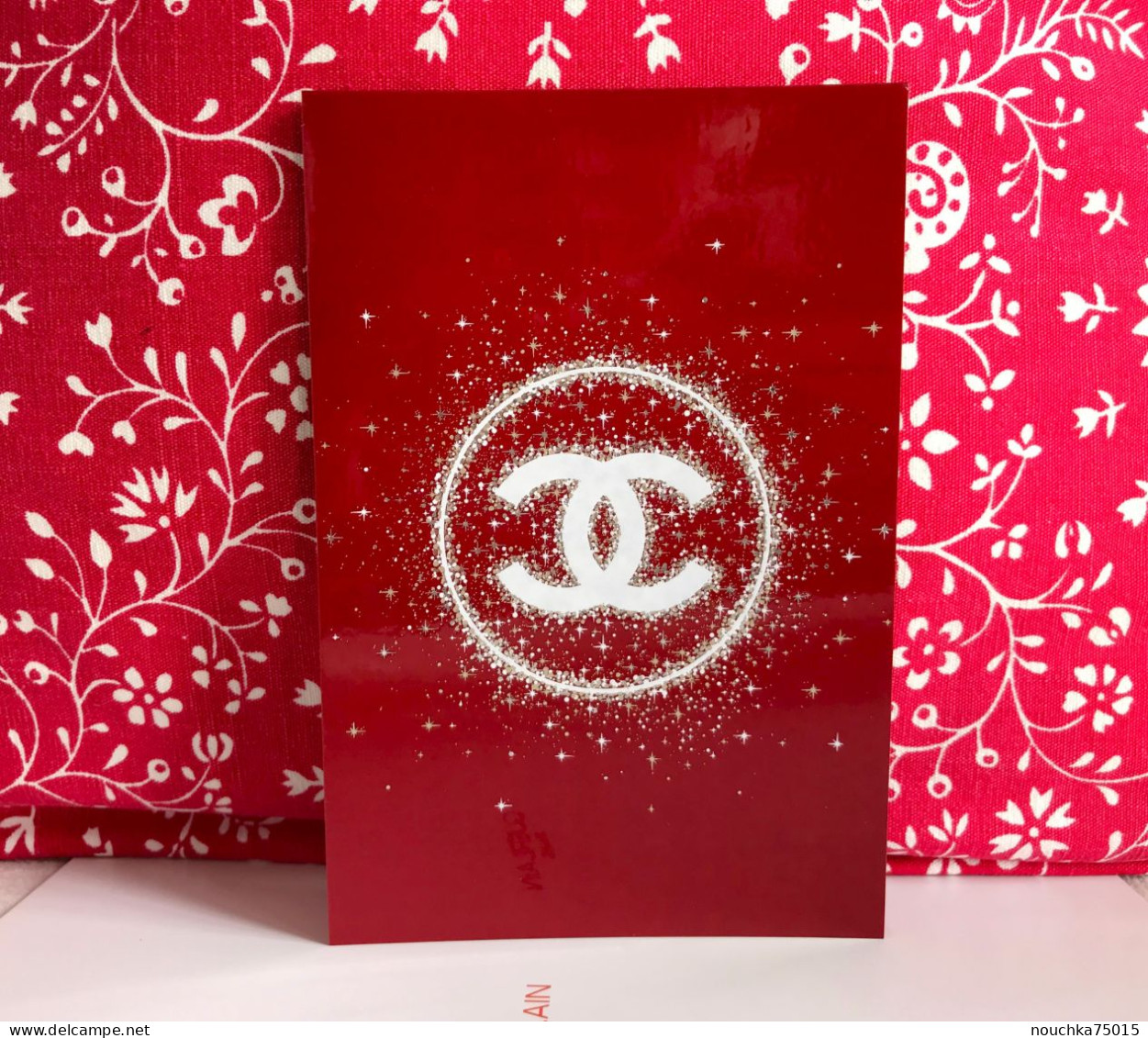 Chanel - Noël 2018 - Carte Postale Rouge - Modernes (à Partir De 1961)