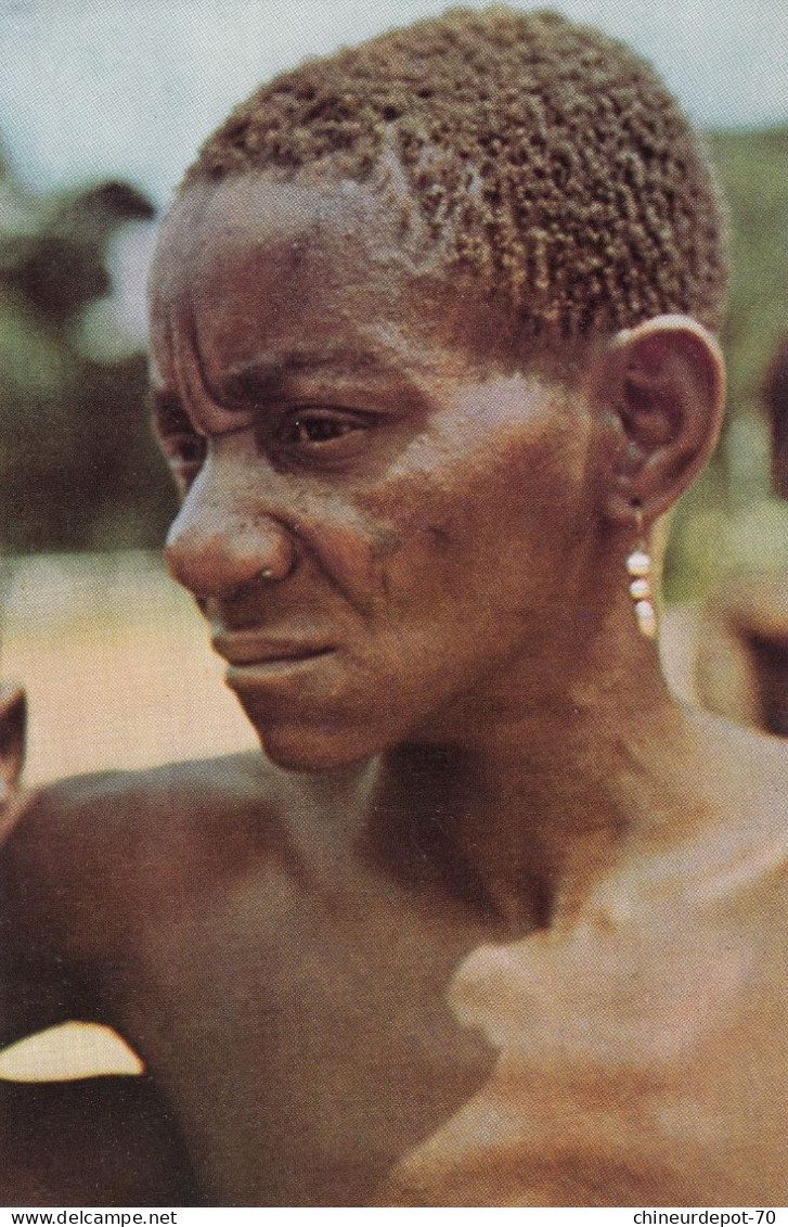 Femme Pygmée Epulu Forêt D'Ituri Cliché A CAUVIN - Congo Belga