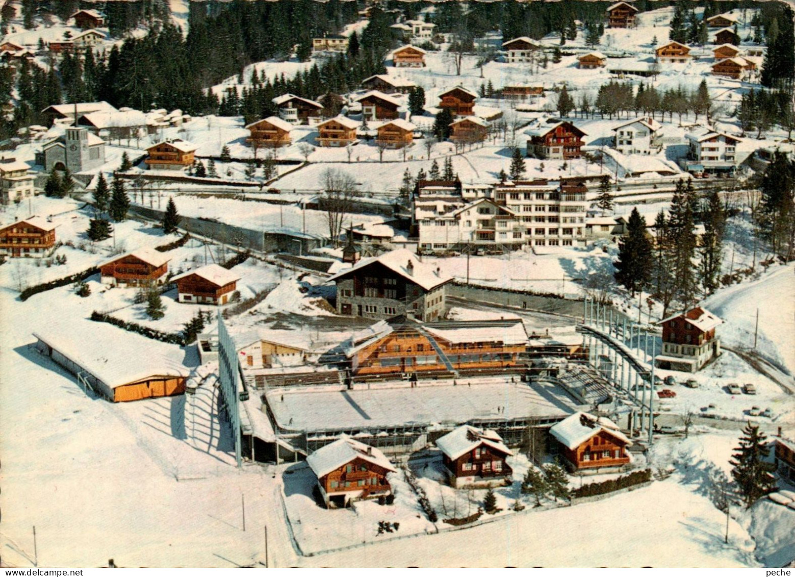 N°1197 Z -cpsm Villars Chesnières -la Patinoire- - Villars-Chesières