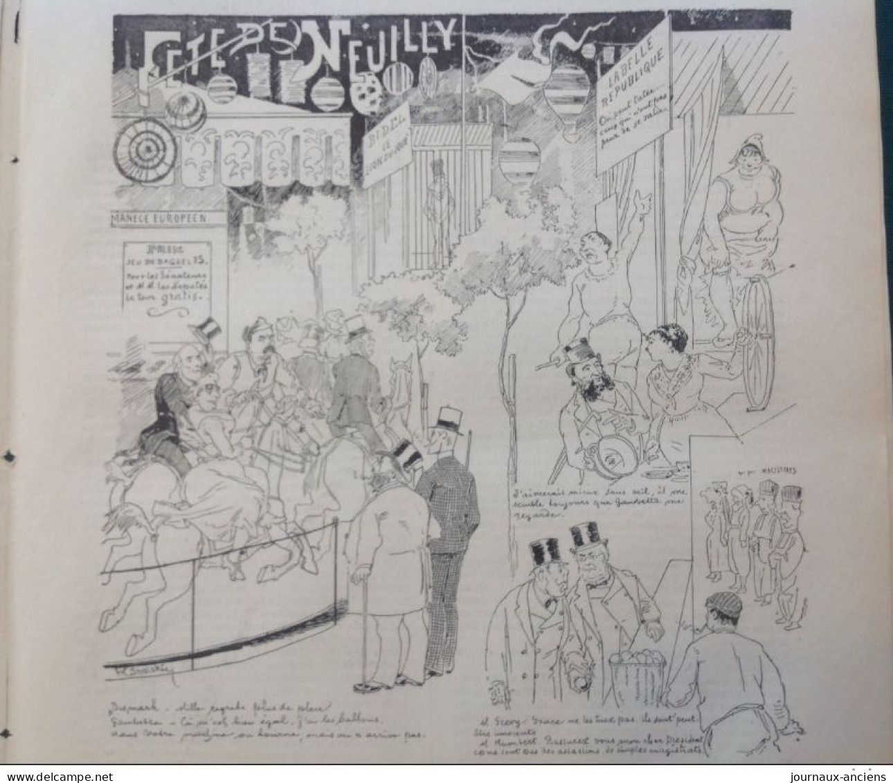 1882 Revue " LE MONDE PARISIEN " L'AMENDEMENT DE JULES ROCHE - FÊTE DU KHEDIVE - GREVY WILSON - FÊTE DE NEUILLY - Zeitschriften - Vor 1900