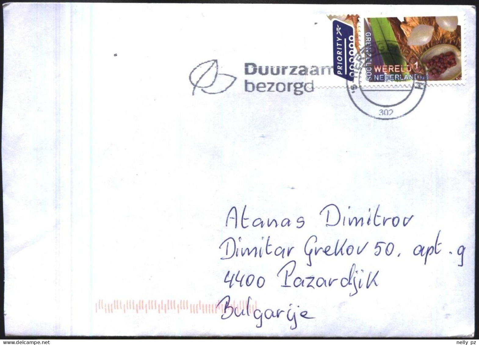 Mailed Cover With  Stamp Flora 2010 From Netherlands - Briefe U. Dokumente