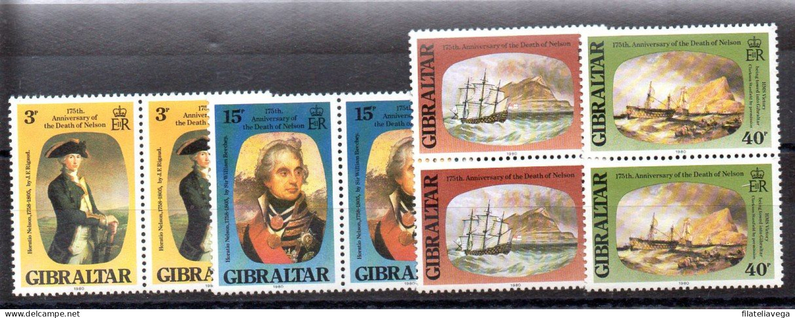 Gibraltar 2 Series Nº Yvert 411/14 ** BARCOS (SHIPS) - Gibraltar