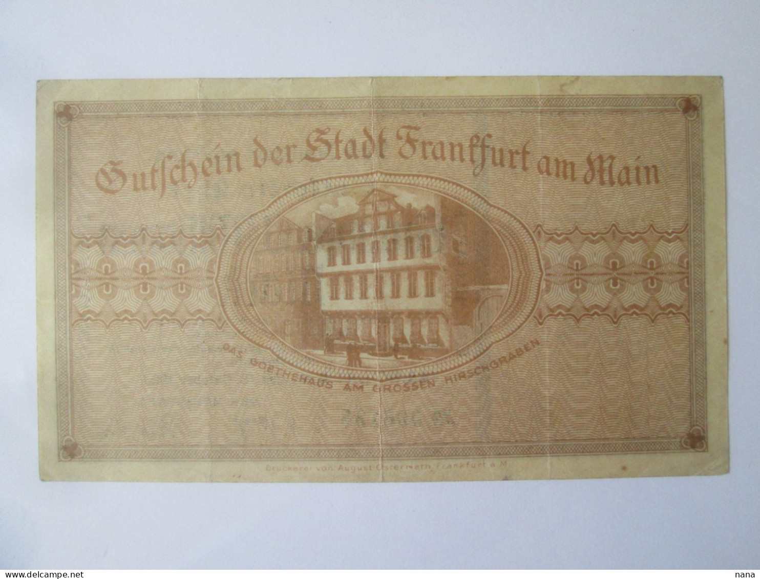 Germany 1000 Millionen/Million/Millions Mark 1923 Frankfurt - 1 Milliarde Mark