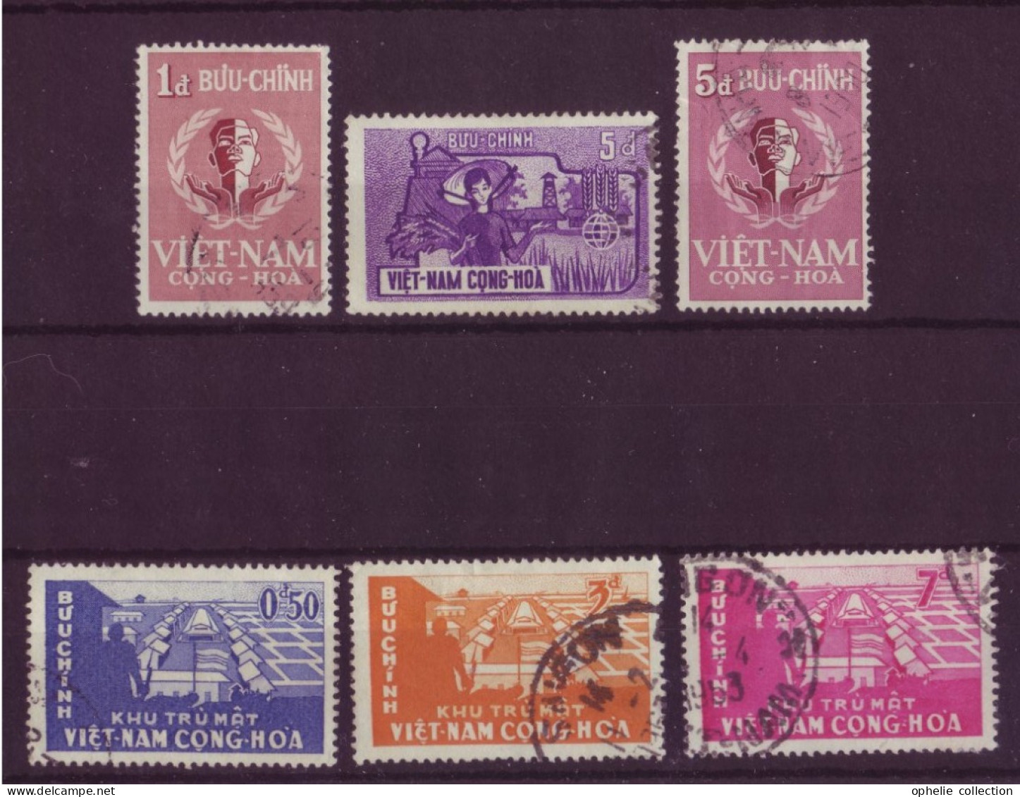 Asie - Vietnam - Commémoratifs - 6 Timbres Différents - 6948 - Vietnam