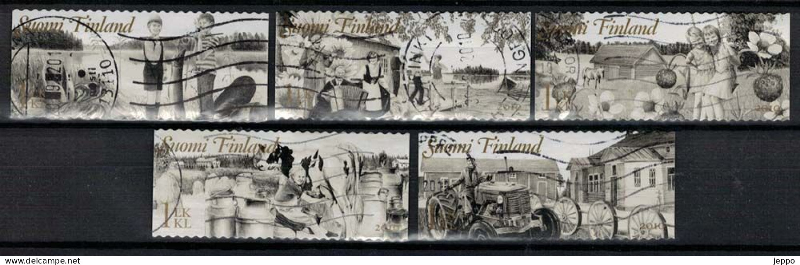 2010 Finland Rural Life, Complete Set Used. - Usati