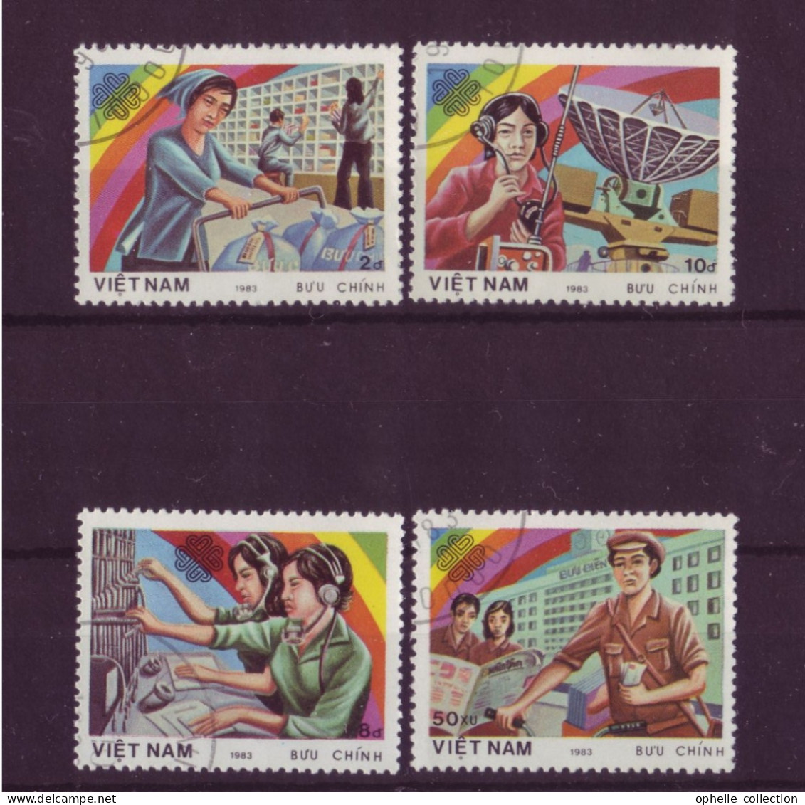 Asie - Vietnam - 1983 - Téléphonie - 4  Timbres Différents - 6950 - Viêt-Nam