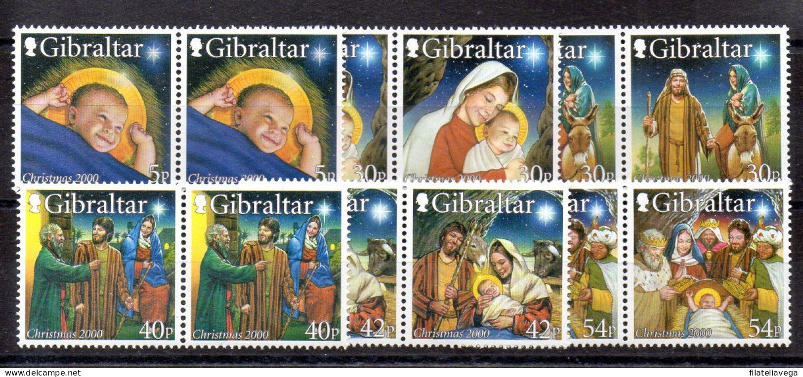 Gibraltar 2 Series Nº Yvert 915/18 + 946/51 ** - Gibraltar