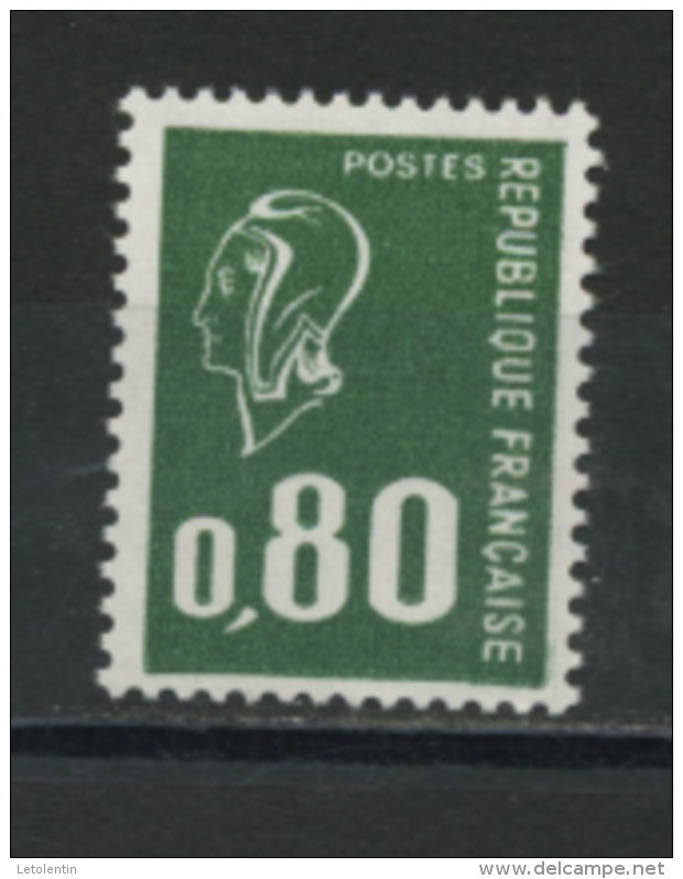 FRANCE - 0,80 Vert  BEQUET  SANS PHO & GOMME BRILLANTE - N° Yvert  1891b** - 1971-1976 Marianne Van Béquet