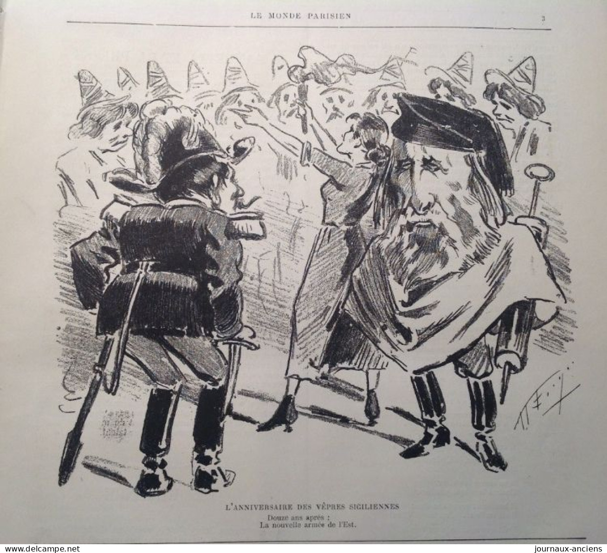 1882 LE MONDE PARISIEN - Mr GAMBETTA PRÉSIDENT DE LA COMMISSION DE LA LOI - VÊPRES SICILIENNES - VACANCES PARLEMENTAIRE - Zeitschriften - Vor 1900