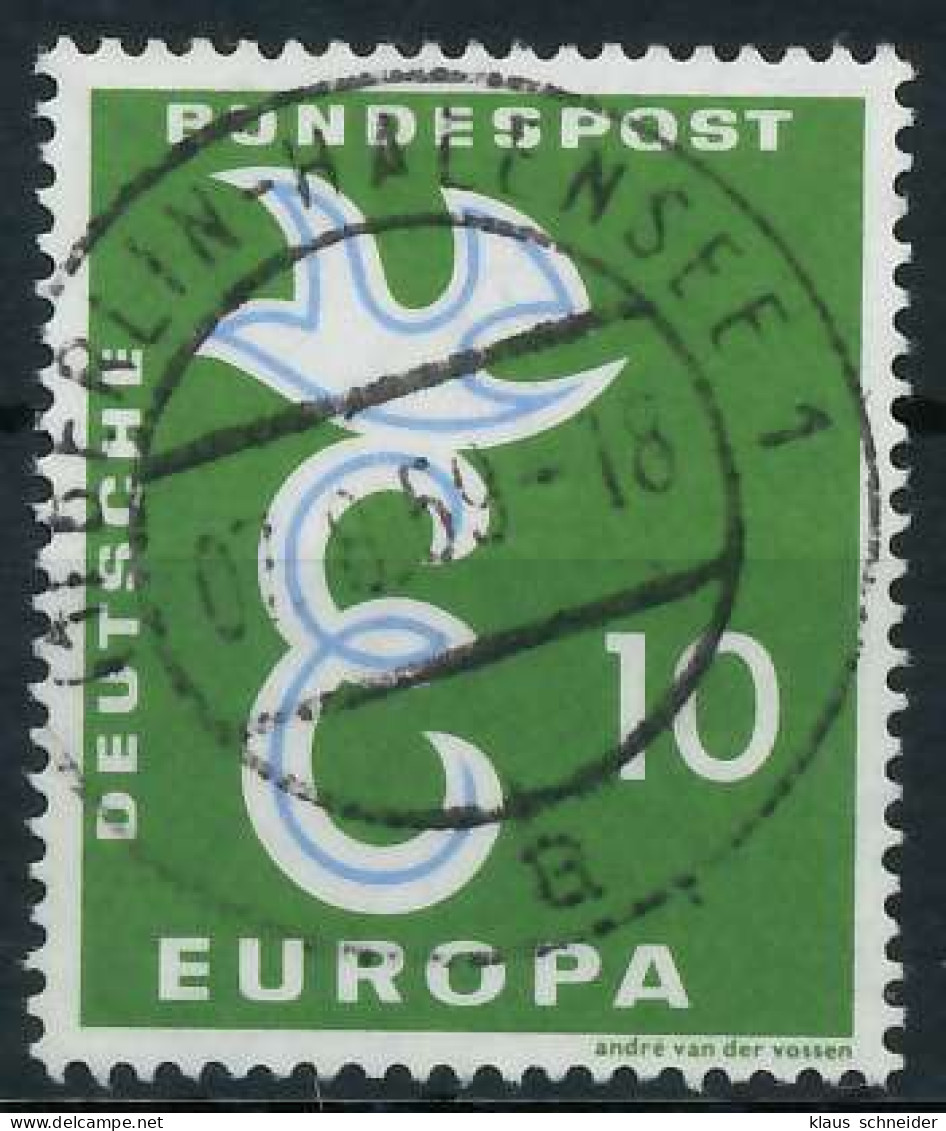 BRD BUND 1958 Nr 295 Zentrisch Gestempelt X69B3EE - Gebraucht