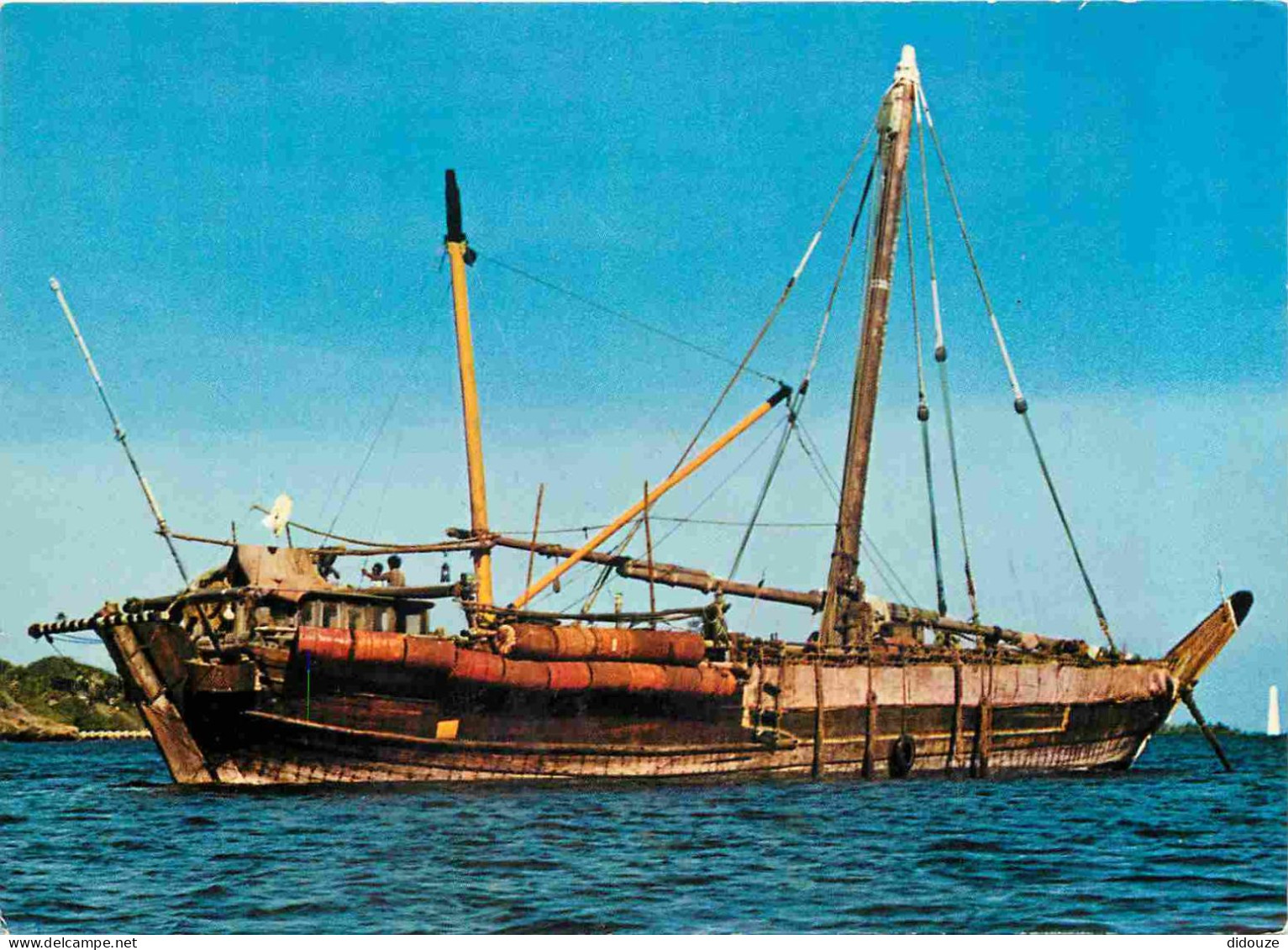 Bateaux - Voiliers - Kenya - A Dhow By Old Port Of Mombasa - CPM - Voir Scans Recto-Verso - Voiliers