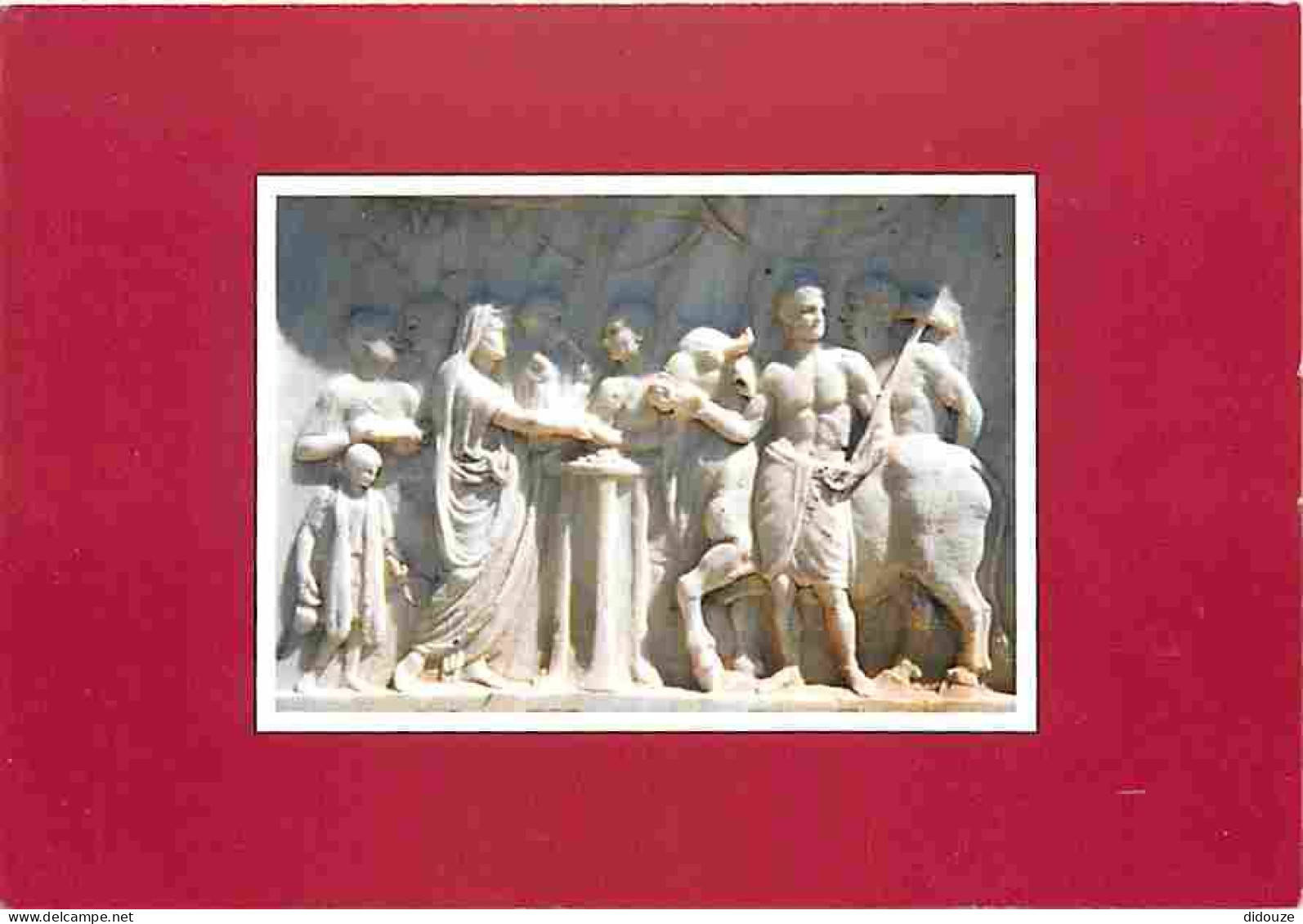 Art - Antiquités - Pompei - Scène De Sacrifice - Autel Du Temple De Vespasien - CPM - Voir Scans Recto-Verso - Antiquité