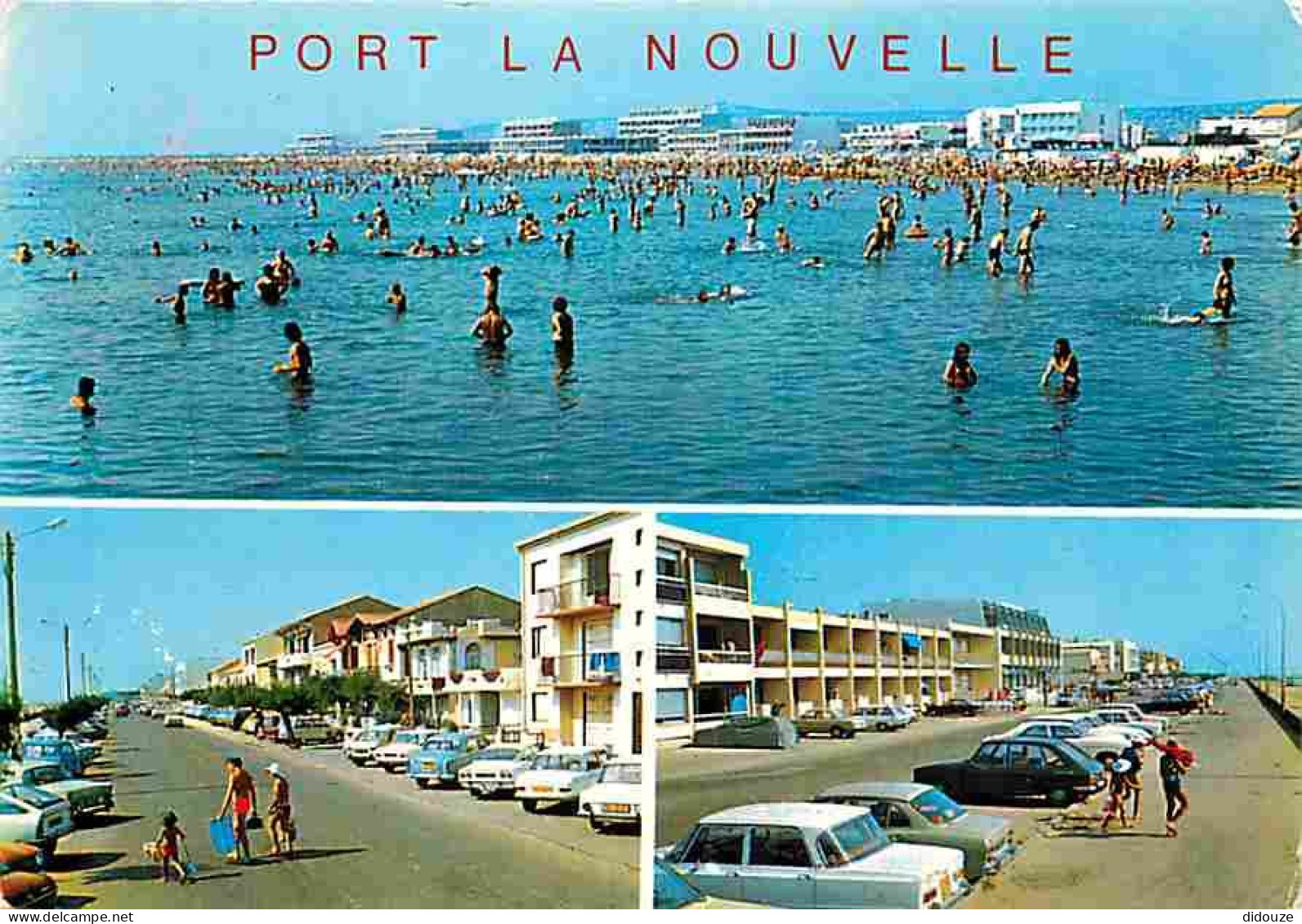 11 - Port La Nouvelle - Multivues - Automobiles - Scènes De Plage - Flamme Postale De Port La Nouvelle - CPM - Voir Scan - Port La Nouvelle