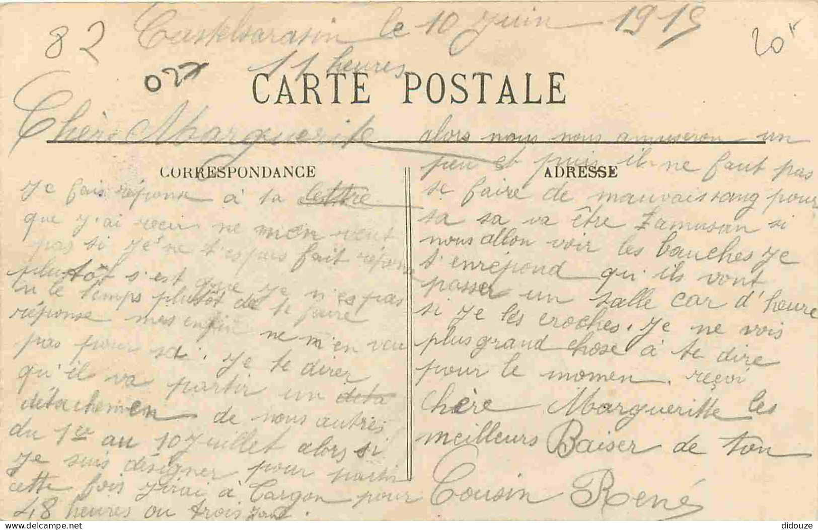 82 - Castelsarrasin - Place Du Progrès - Animée - Correspondance - CPA - Voyagée En 1919 - Voir Scans Recto-Verso - Castelsarrasin