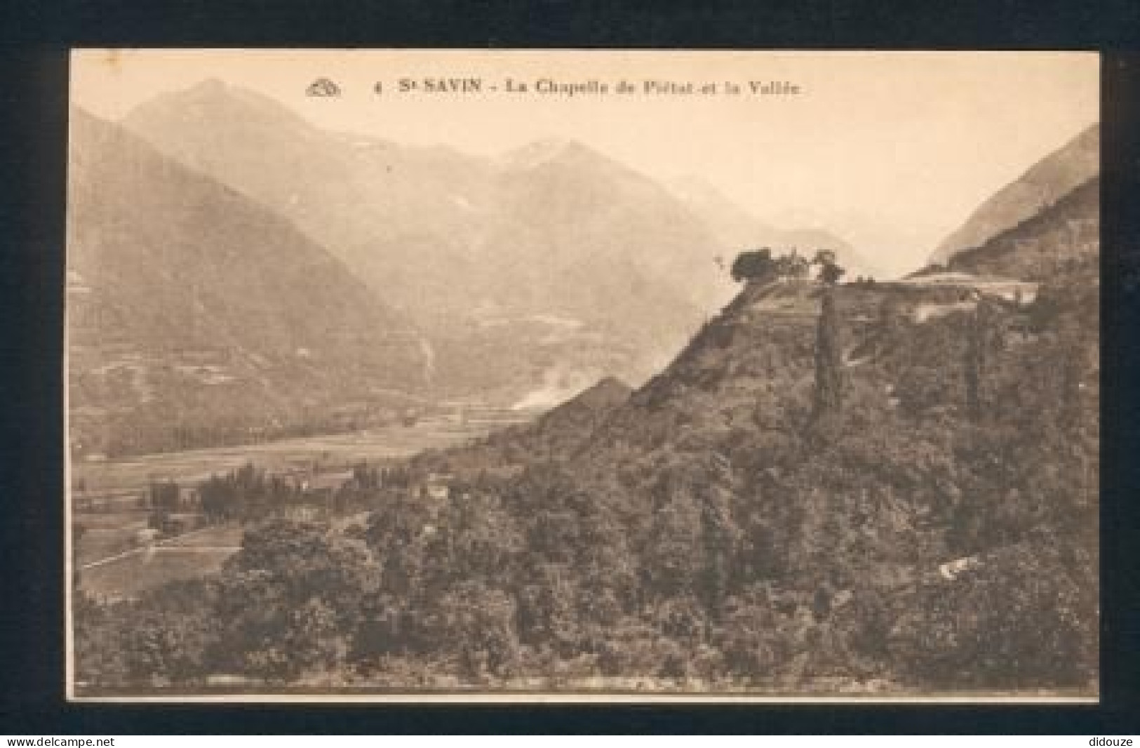 86 - St Savin - La Chapelle De Piétat Et La Vallée - Carte Vierge - Saint Savin