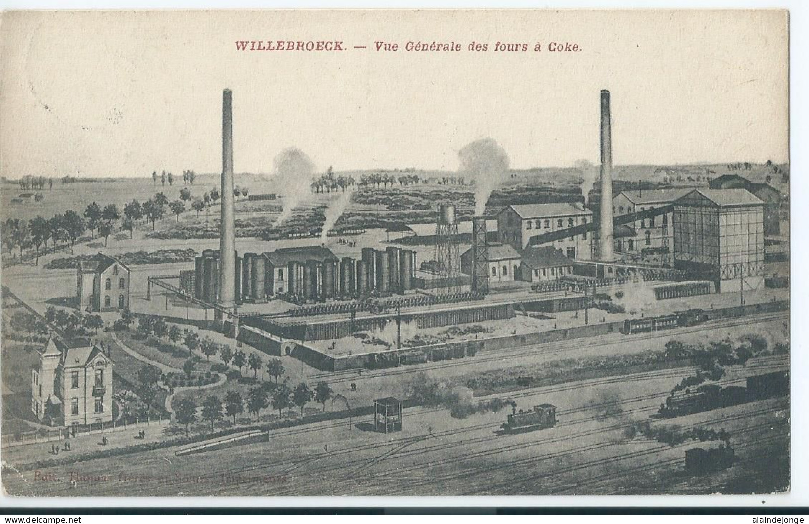 Willebroek - Willebroeck - Vue Générale Des Fours à Coke - 1909 - Willebrök