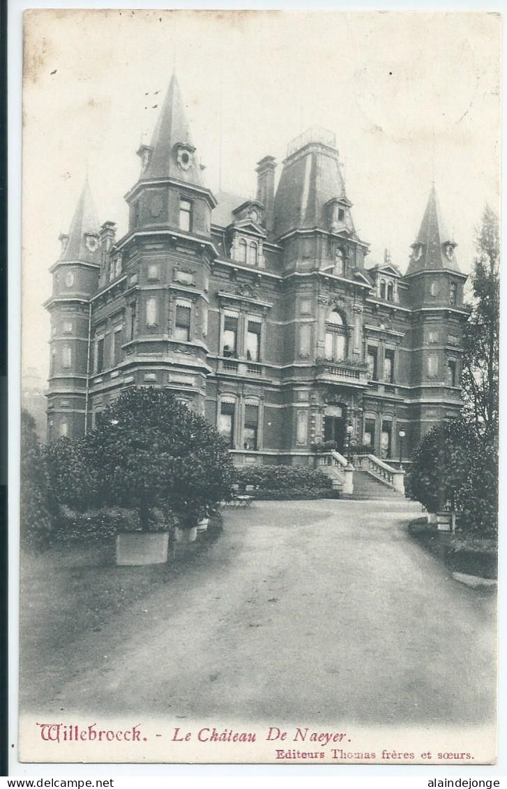 Willebroek - Willebroeck - Le Château De Naeyer  - 1909 - Willebroek