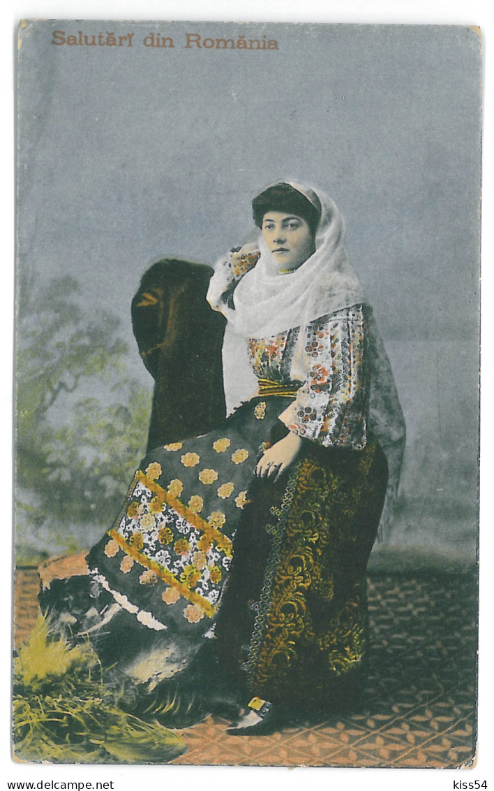 RO 74 - 13681 ETHNIC Woman, Romania - Old Postcard - Unused - Rumänien