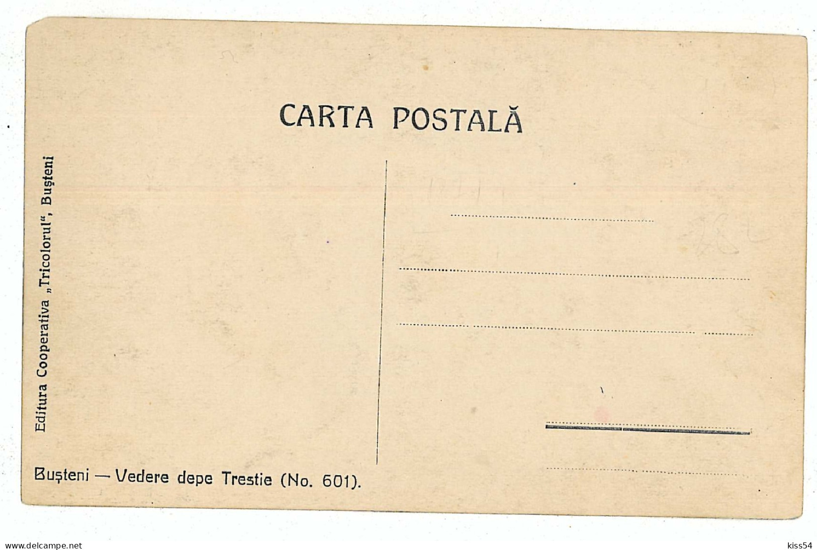 RO 74 - 1923 BUSTENI, Prahova, Romania - Old Postcard - Unused - Rumania