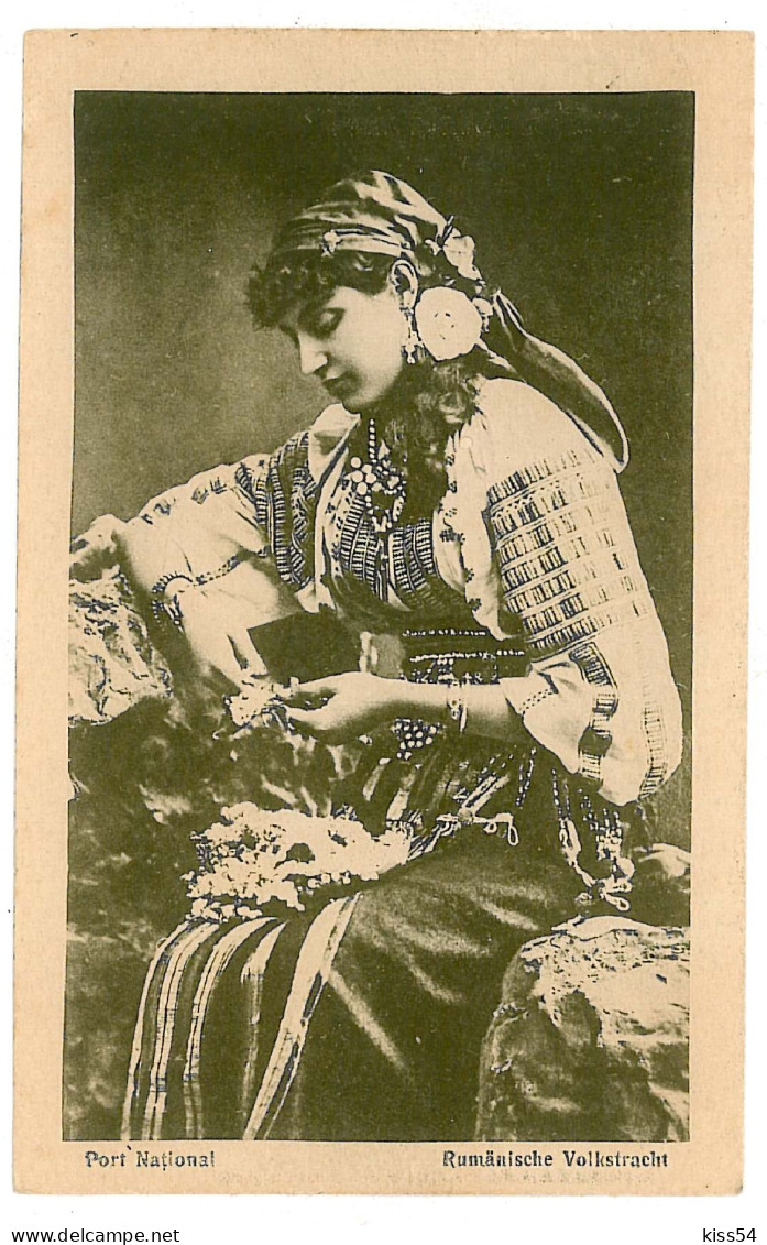 RO 74 - 937 ETHNIC Woman, Romania - Old Postcard - Unused - Rumania