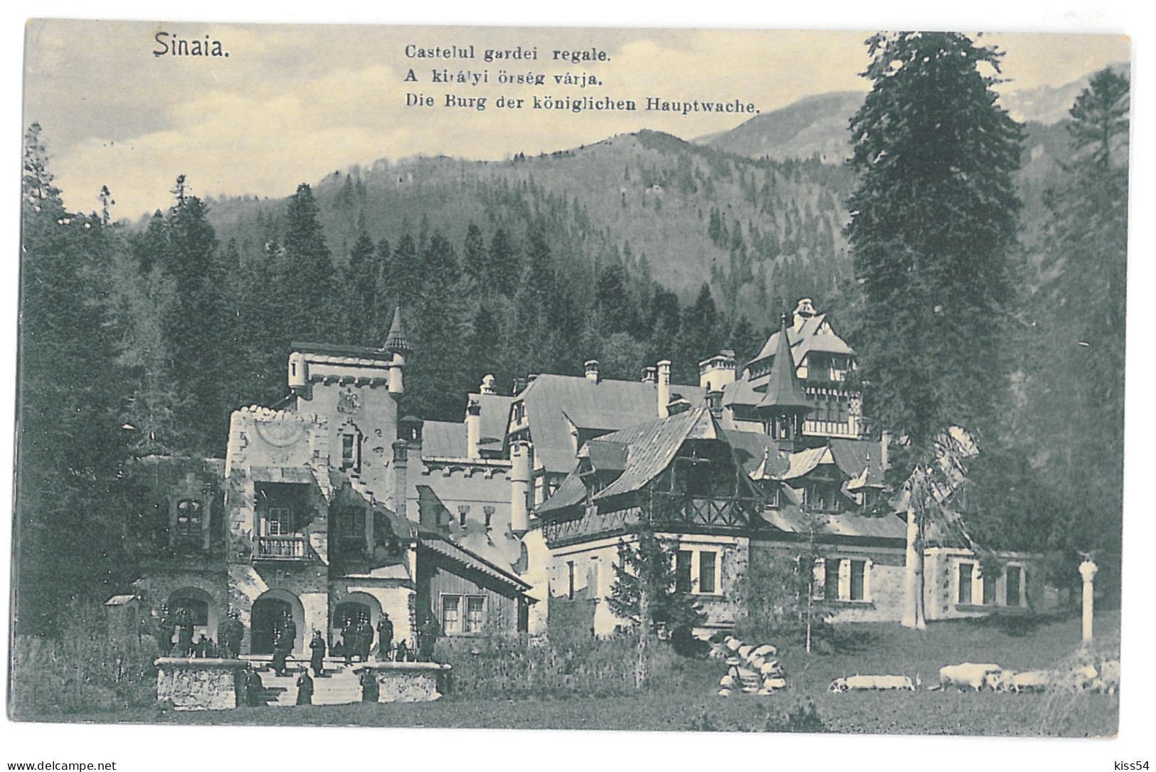 RO 74 - 14645 SINAIA, Castle Royal Guard, Romania - Old Postcard - Unused - Rumänien