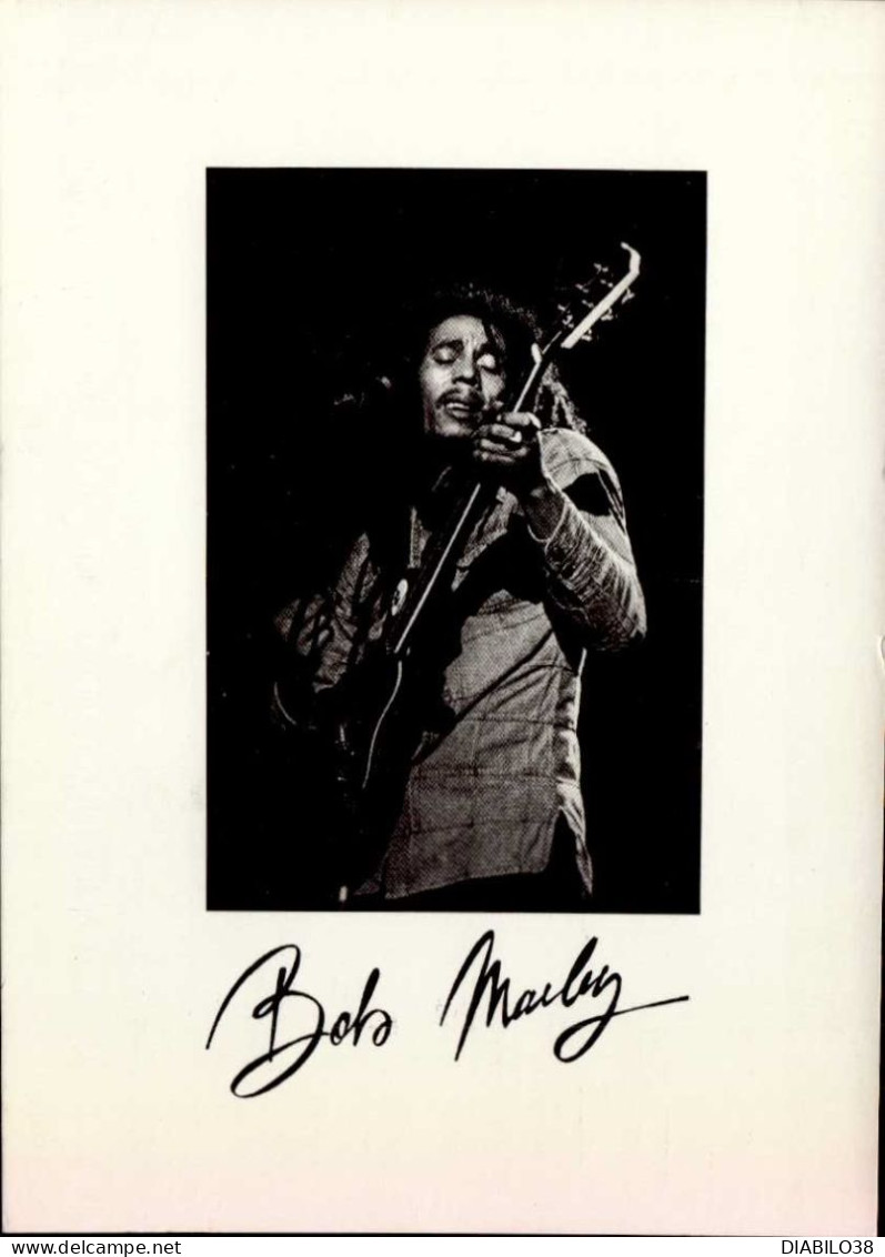 BOB MARLEY_  LOT DE 6 CARTES