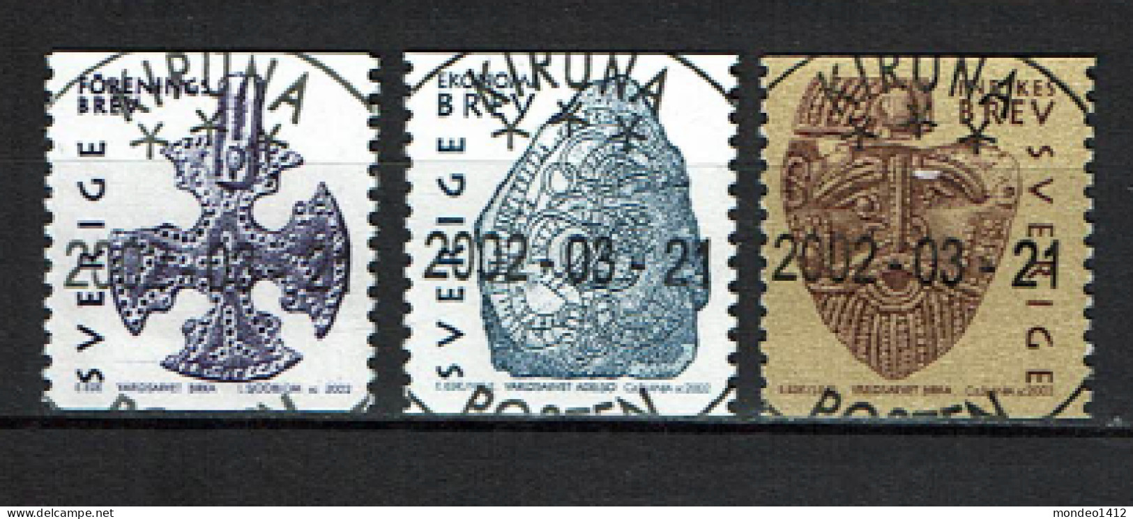 Sweden 2002 - Artifacts - Used - Gebruikt