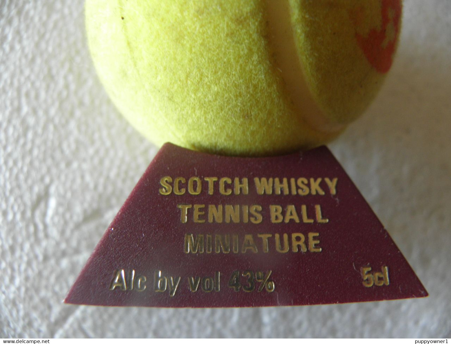 Rare Vintage Scotch Whisky Tennis Ball Minature 5cl  Old Saint Andrews VIDE - Miniatures