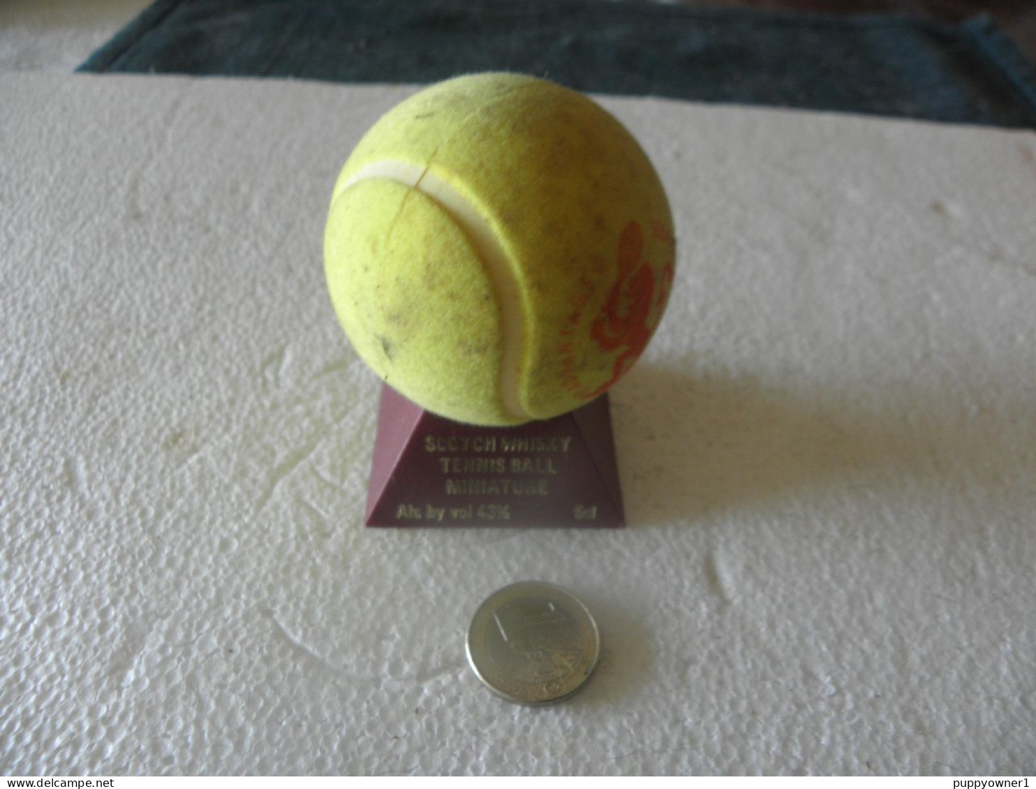 Rare Vintage Scotch Whisky Tennis Ball Minature 5cl  Old Saint Andrews VIDE - Mignonettes