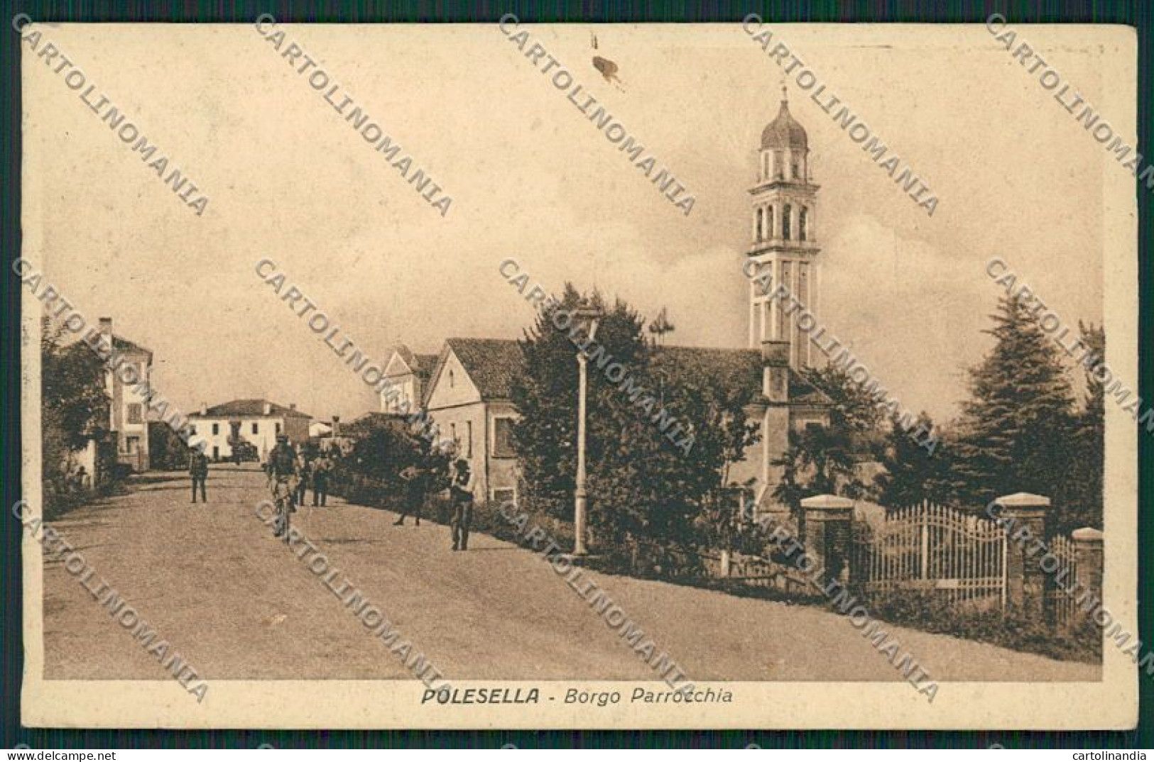 Rovigo Polesella Borgo Parrocchia Cartolina EE5006 - Rovigo