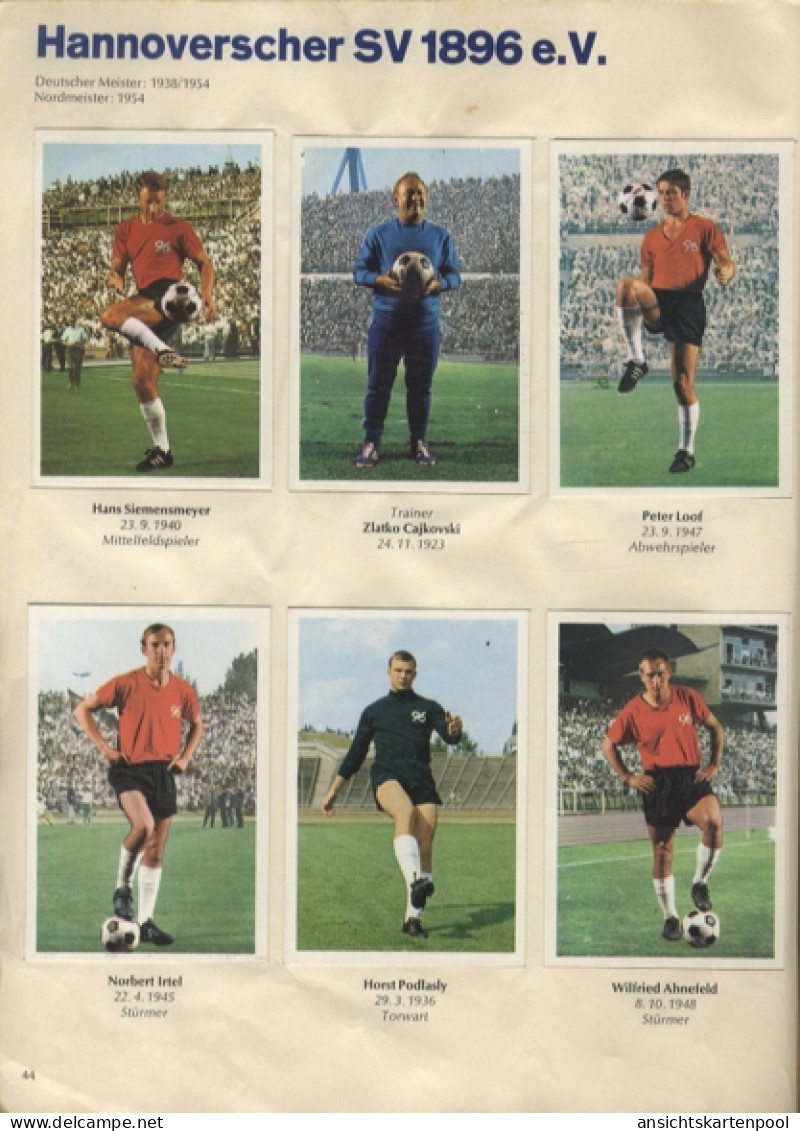 Bundesliga 1968/69 Fußball Bilder, Bergmann, 324 Sammel Bilder, 1969