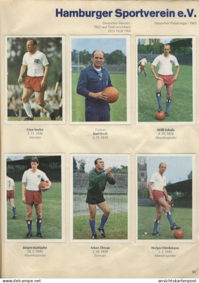 Bundesliga 1968/69 Fußball Bilder, Bergmann, 324 Sammel Bilder, 1969