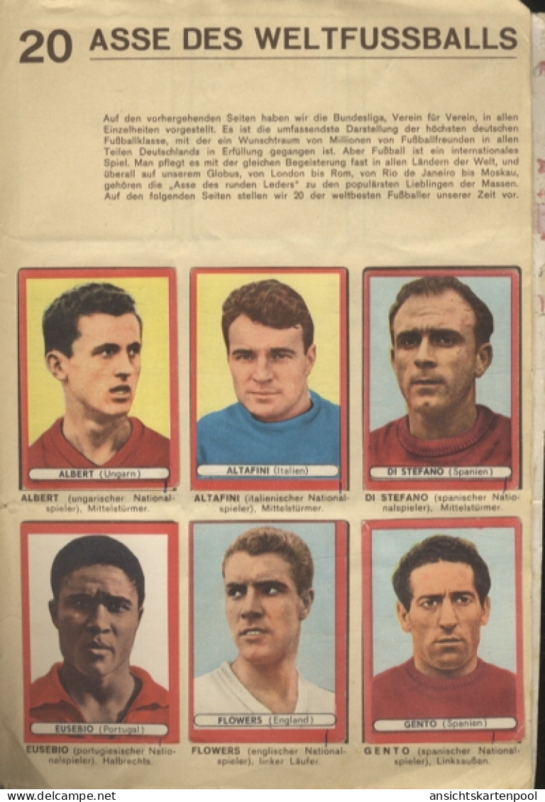 Fußball Album Sammelbilderalbum Otto Sicker Verlag, Wiesbaden 1963/64 - Non Classificati