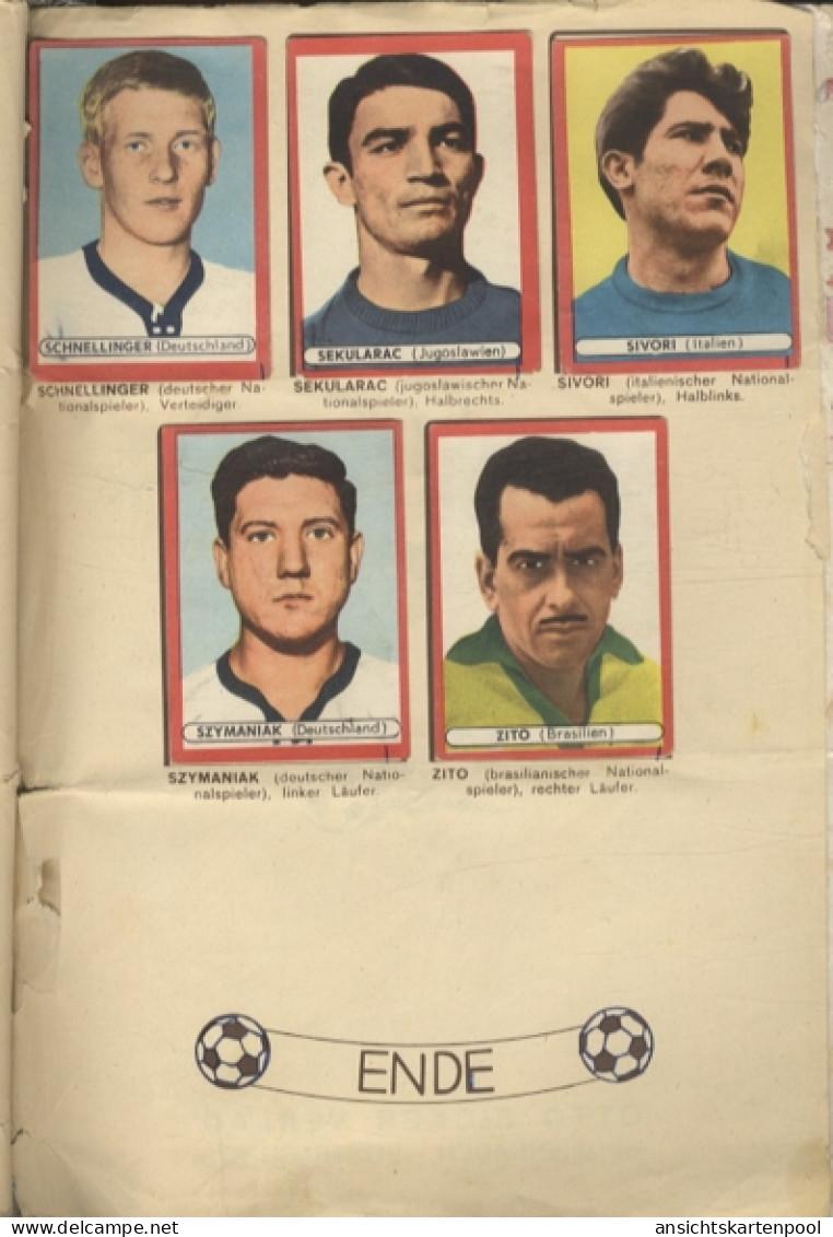 Fußball Album Sammelbilderalbum Otto Sicker Verlag, Wiesbaden 1963/64 - Non Classificati