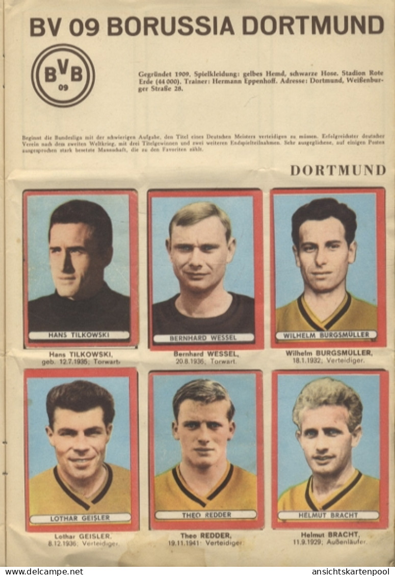 Fußball Album Sammelbilderalbum Otto Sicker Verlag, Wiesbaden 1963/64